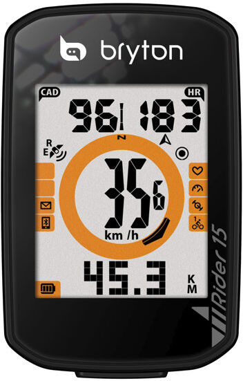 Bryton Rider 15E - ciclocomputer bici - Black Bryton Rider 15E - ciclocomputer bici - Black