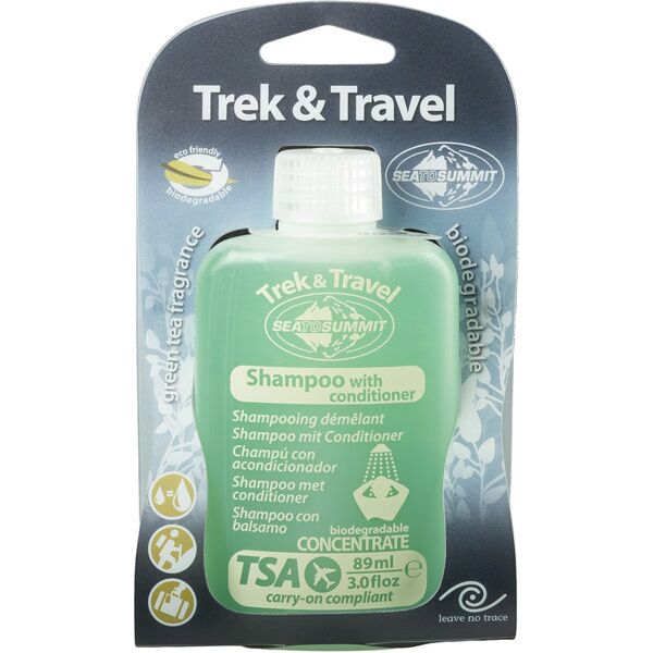 sea to summit trek & travel conditioning shampoo green