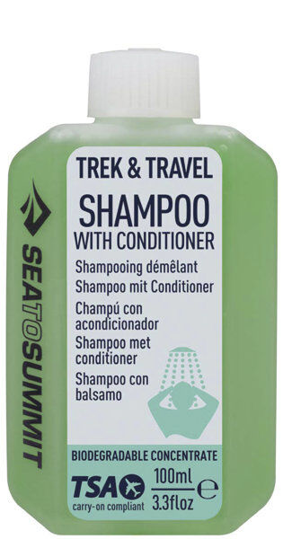 sea to summit shampoo with conditioner - prodotto corpo light green