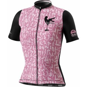 Biciclista Dita V2 - maglia ciclismo - donna Pink/Black 2XL