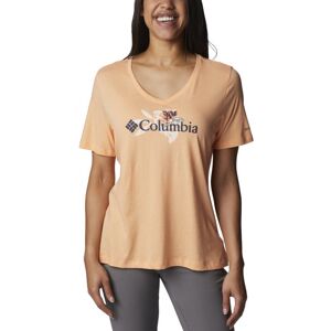 Columbia Bluebird Day Relaxed V - T-shirt - donna Orange S