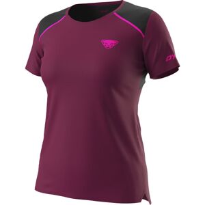 Dynafit Sky W - T-shirt trail running - donna Dark Pink/Black/Pink XL