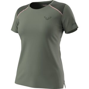 Dynafit Sky W - T-shirt trail running - donna Green/Light Pink S