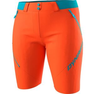 Dynafit Transalper 4 Dst - pantaloni corti trekking - donna Orange/Light Green XS