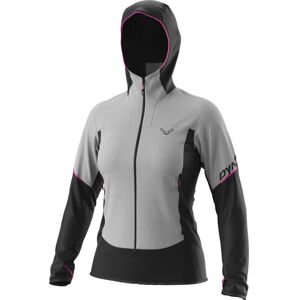 Dynafit Traverse Alpha Hooded W - giacca ibrida - donna Light Grey/Black/Pink L