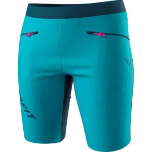 Dynafit Traverse Dst W- pantaloni corti alpinismo - donna Light Blue/Blue/Pink L