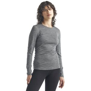 Icebreaker Merino 200 Oasis - maglietta tecnica a maniche lunghe - donna Grey L