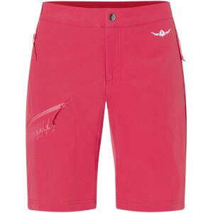 Kaikkialla Valkama W - pantaloni corti trekking - donna Red I42 D36