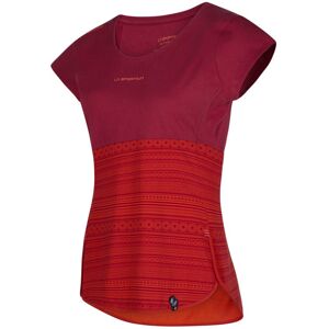 La Sportiva Lidra - T-shirt arrampicata - donna Dark Red/Red S