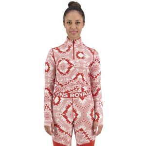 Mons Royale Cascade 200 1/4 Zip - maglietta tecnica - donna Red S