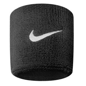 Nike Swoosh - polsini tergisudore Black/White One size