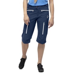 Norrona Fjora Flex 1 - pantaloni corti trekking - donna Blue/White XS