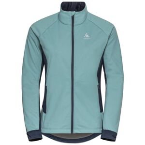 Odlo Brensholmen - giacca sci da fondo - donna Light Blue/Blue M