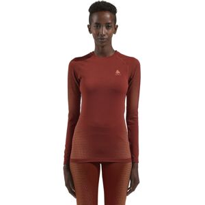 Odlo Performance Warm Eco Baselayer - maglietta tecnica - donna Brown XS