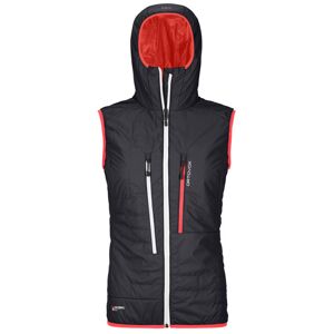 Ortovox Swisswool Piz Boè - gilet sci alpinismo - donna Black/Red M