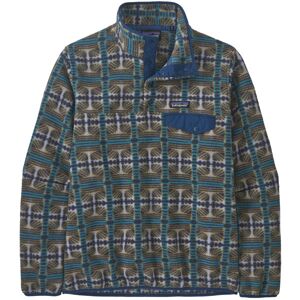 Patagonia Ws LW Synch Snap-T P/O - felpa in pile - donna Blue/Brown XS