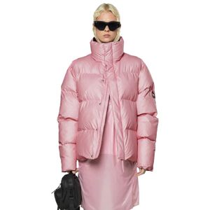 Rains Boxy Puffer - giacca tempo libero - donna Pink S