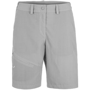 Salewa Isea Dry - pantaloni corti trekking - donna Light Grey/White I46 D40