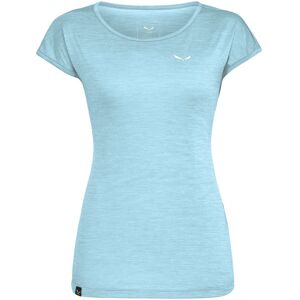 Salewa Puez Melange Dry - T-shirt trekking - donna Light Blue/White I40 D34