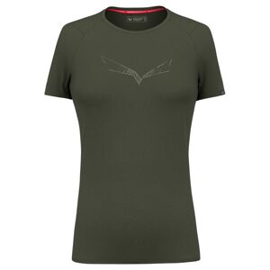 Salewa Pure Eagle Sketch AM W - T-shirt - donna Dark Green/White I46 D40