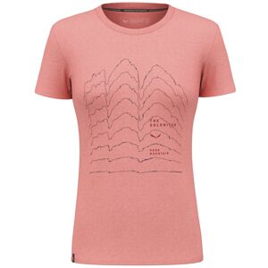 Salewa Pure Skyline Frame Dry W - T-shirt - donna Pink I40 D34