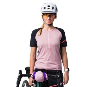 Salewa Vento AM W - maglia ciclismo - donna Pink/Black I46 D40