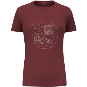 Salewa X-Alps W - T-shirt - donna Dark Red I42 D36