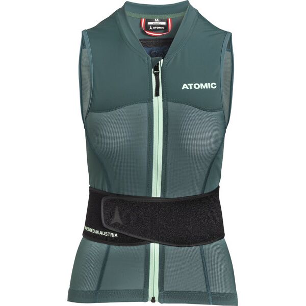 atomic live shield vest amid women - gilet protettivo - donna green xs