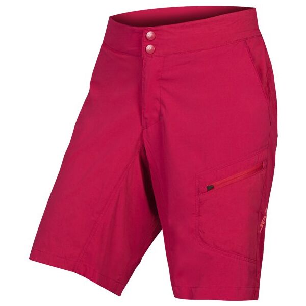 endura w's hummvee lite short with liner - pantaloncino mtb - donna pink l