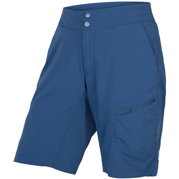 endura w's hummvee lite short with liner - pantaloncino mtb - donna dark blue s