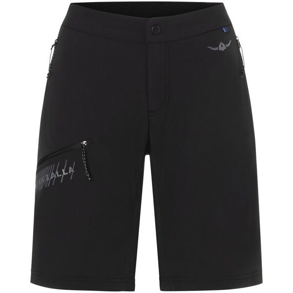 kaikkialla valkama shorts w – pantaloni corti trekking - donna black i40 d34