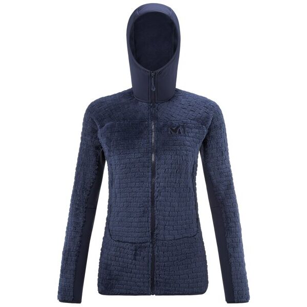 millet fusion lines loft hoodie w - giacca in pile - donna blue m