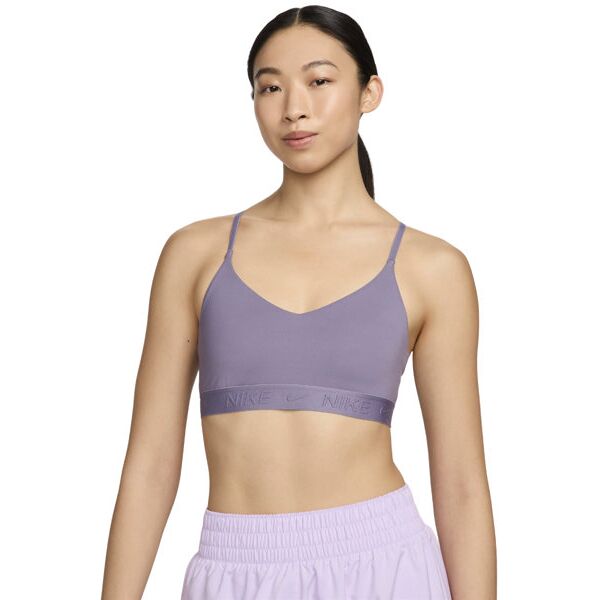 nike indy w - reggiseno sportivo supporto basso - donna purple xs