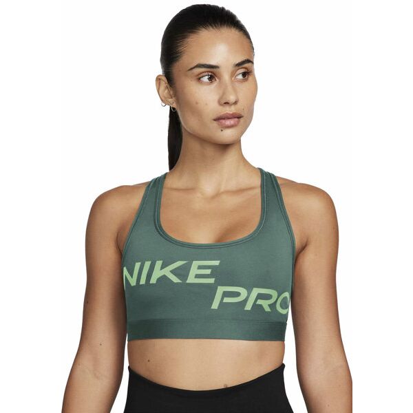 nike pro swoosh w - reggiseno sportivo basso sostegno - donna green xs