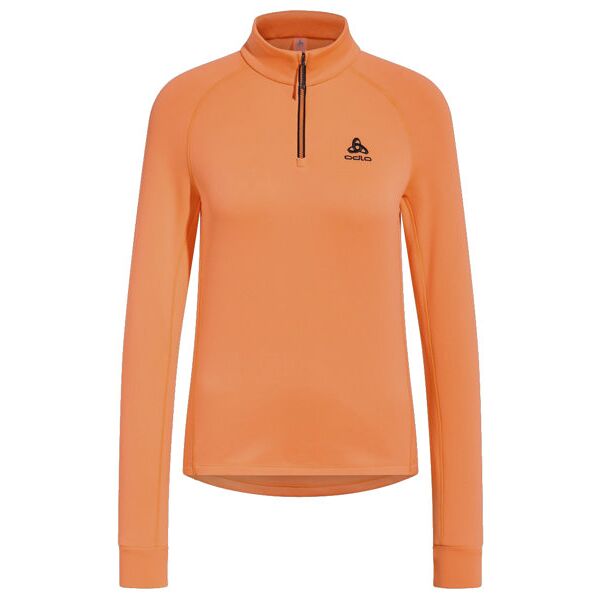 odlo berra mid layer - felpa in pile - donna orange s