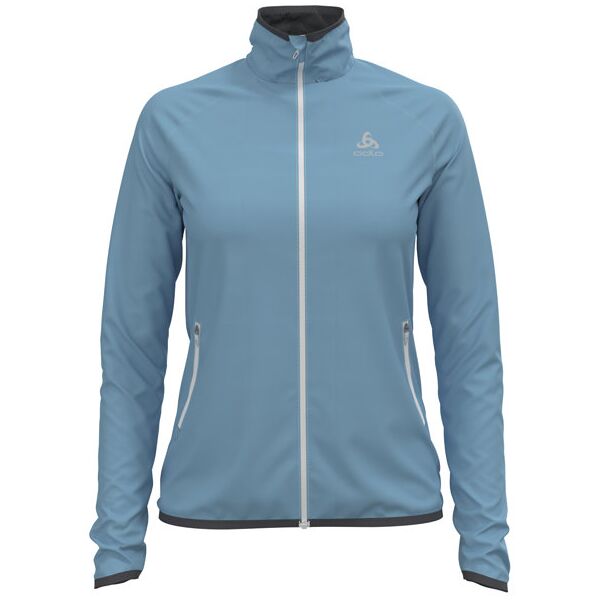 odlo carve ceramiwarm midlayer - felpa in pile - donna light blue l