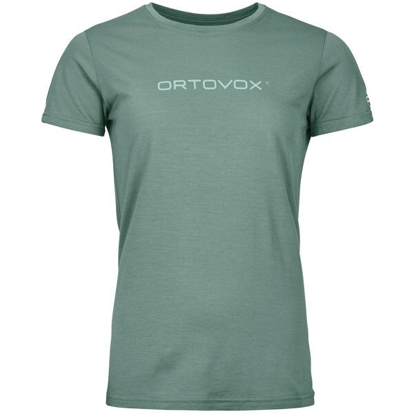 ortovox 150 cool brand ts w - maglietta tecnica - donna green s