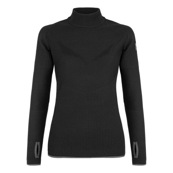 salewa fanes logo am w - maglione - donna black i40 d34