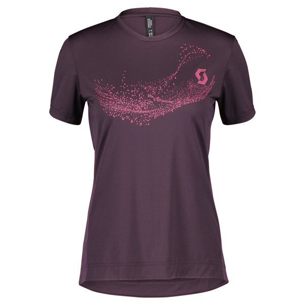 scott trail flow w - maglia ciclismo - donna dark purple s