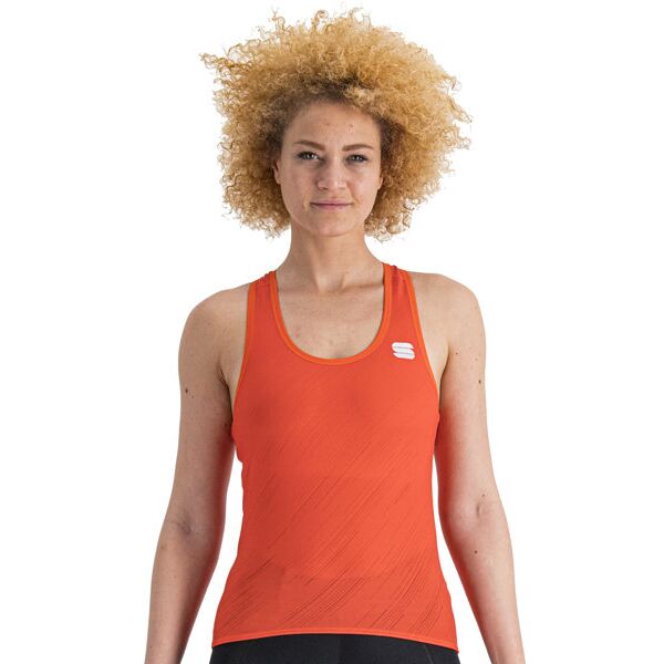 sportful flare w - top ciclismo - donna red 2xl