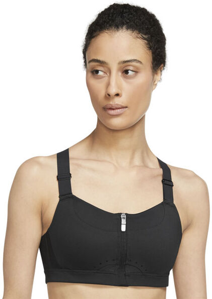 nike alpha dri-fit w - reggiseno sportivo alto sostegno - donna black 34c