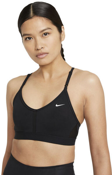 nike indy w v-neck light-supp - reggiseno sportivo basso sostegno - donna black s