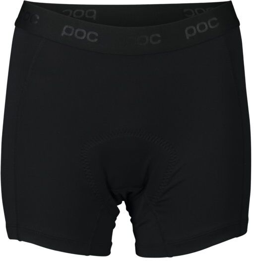 poc w's re-cycle - pantaloncini bici boxer - donna black m