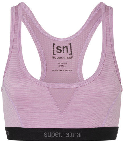 super.natural semplice 260 (cup b) - reggiseno sportivo medio sostegno - donna pink xl