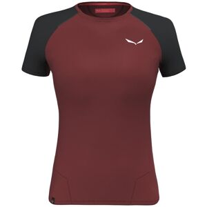 Salewa Pedroc Ptc Delta W - T-shirt - Donna Dark Red/black I48 D42