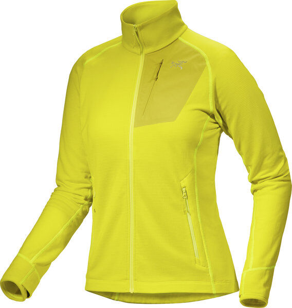 Arc Teryx Delta W – felpa in pile - donna Yellow/Green S