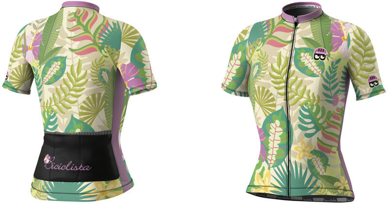 Biciclista Junglee Boogie - maglia bici - donna Green/Pink XS