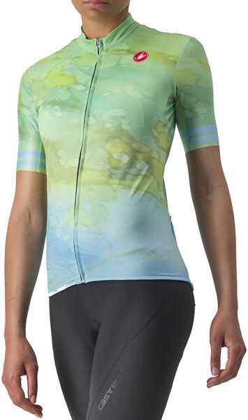 Castelli Marmo W - maglia ciclismo - donna Green/Light Blue XS