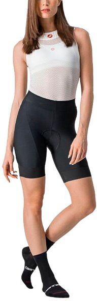 Castelli Prima - pantaloncini ciclismo - donna Black/Red XS