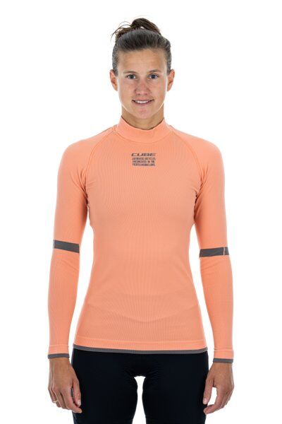 Cube Race Be Warm WS - maglietta tecnica a manica lunga - donna light pink XL/2XL